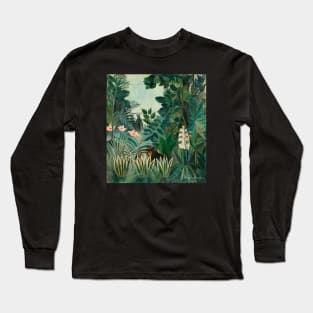 Henri Rousseau The Equatorial Jungle Long Sleeve T-Shirt